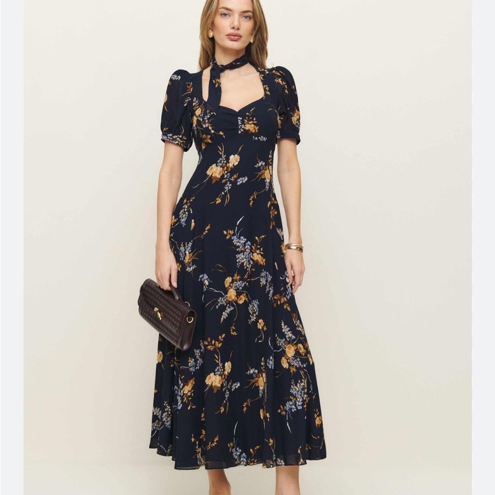 NWT REFORMATION Chrissie Dress, Seychelle, size 2